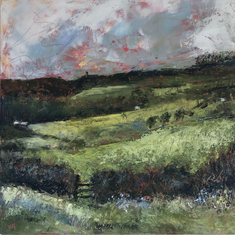 Bredon Hill Oil Painting by Jane Powell