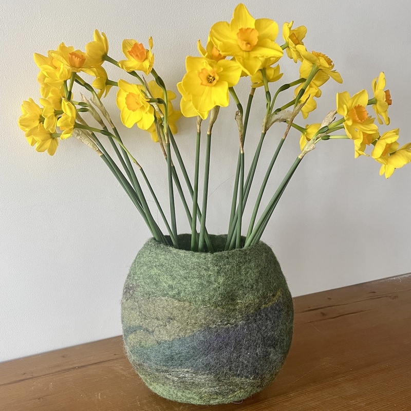 Windermere Handmade Felt Vase
