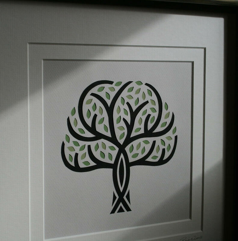 Celtic Tree by Richard Webb  (Hand Cut Originals)