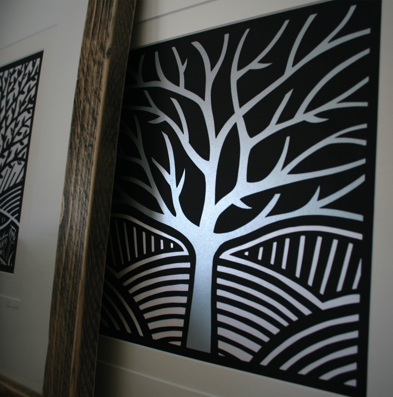 Silver Tree by Richard Webb  (Hand Cut Originals)
