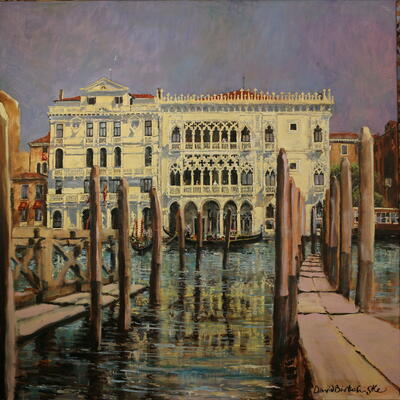 Ca d'Oro, Venice; oil on canvas, 915x915 mm.