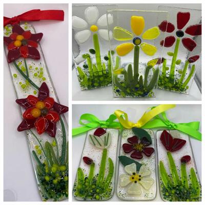 Spring Fused Glass Art 