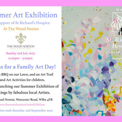 Invitation to Summer Art Exhibition at The Wood Norton, 
