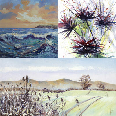 Heather Farmer seascape, landscape, floral