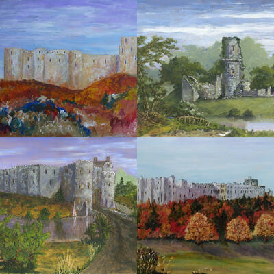 Steve Farmer Castle Paintings