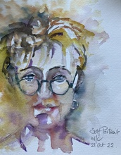 Self Portrait in Watercolour