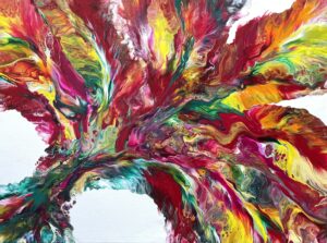 Vibrant, dynamic contemporary painting
