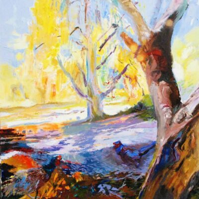 Susan Edwards MA FRSA - Two Pheasants, Oil on Box Canvas, 100 x 100 cm