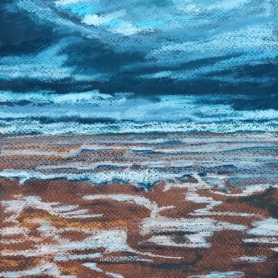 Bren Henderson - Bosca Beach, Lewis. Pastel on paper