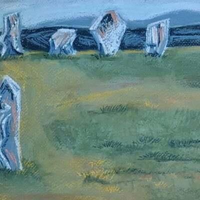 Bren Henderson - Callanish, Lewis. Pastel on paper