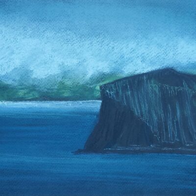 Bren Henderson - Near Oronsay, Skye. Pastel on paper