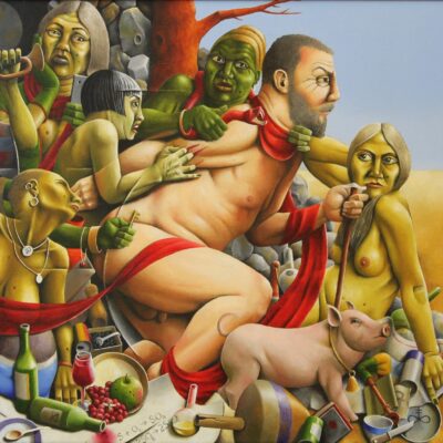 Peter Soye - St Anthony and the Seven Deadly Sins