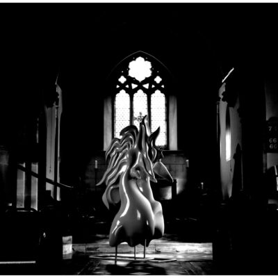 Ben Poole-Phillips - ‘BURN AGAIN TO DUST’  FIBRE GLASS, STEEL  1200  X 600 X 2700  2026