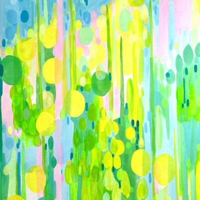 Juliet May - Unserious Play - Acrylic Painting On Paper