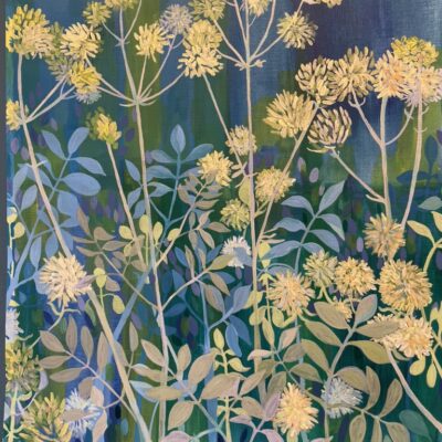 Juliet May - Giving Peace - Acrylic painting on paper