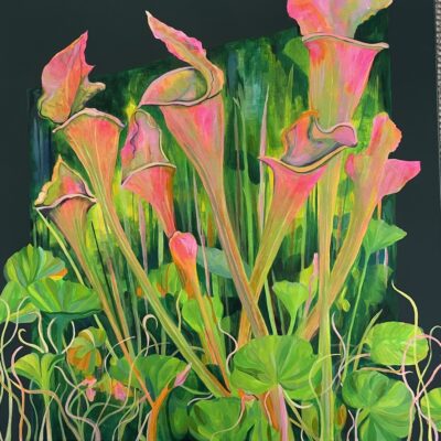 Juliet May - At Night They Come Alive - Acrylic Painting on Canvas