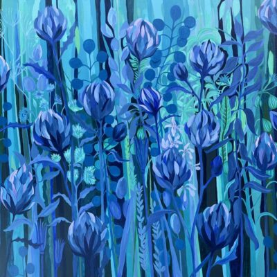 Juliet May - Humming With Dreams - Acrylic Painting on Canvas