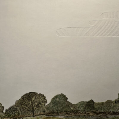 Alison Tidmarsh - Boundaries, Intaglio: Drypoint Etching, Chine-collé and Embossing
