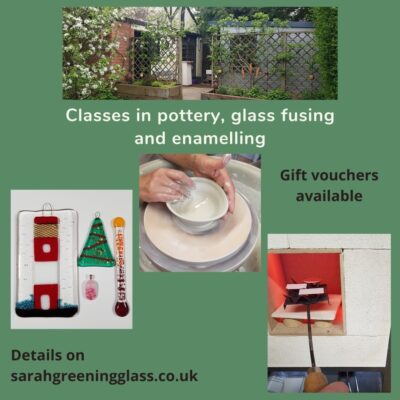 Sarah Greening - Pottery & glass workshops