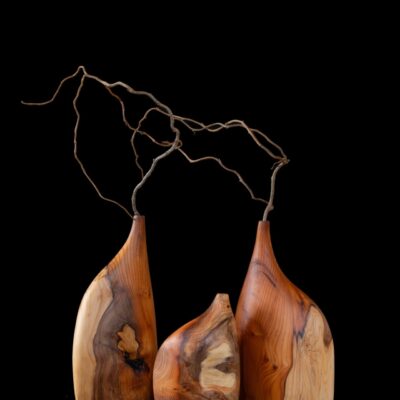 Emma Steger - Off My Tree 'Colwall Yew' vessels