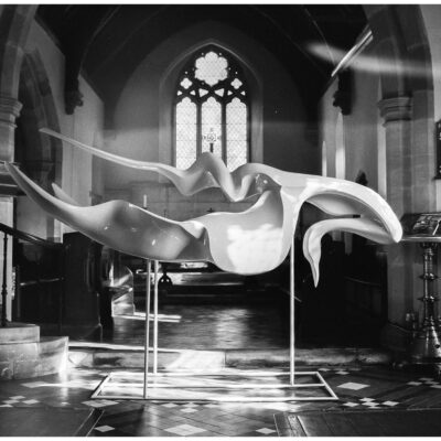 Ben Poole-Phillips - ‘SO IT IS, THERE IT GOES’  FIBREGLASS, STEEL  3300 X 1800 X 2300MM  2026