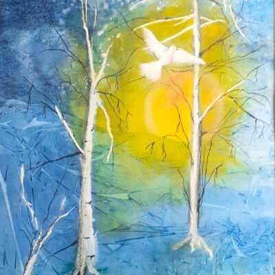 Jean Croft - Hope.  Watercolour and pastel