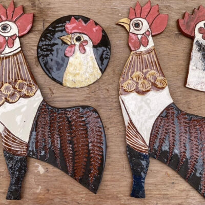 FLISS ONEILL - CHICKENS WITH SLIP INLAY