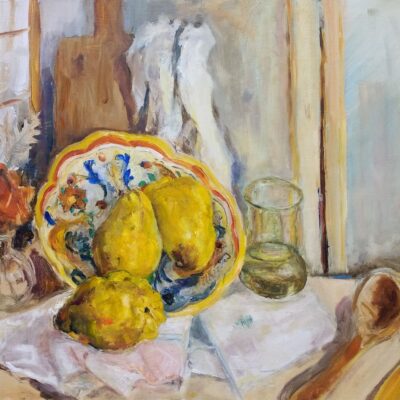 Jenny Russell - Quinces - oil on canvas