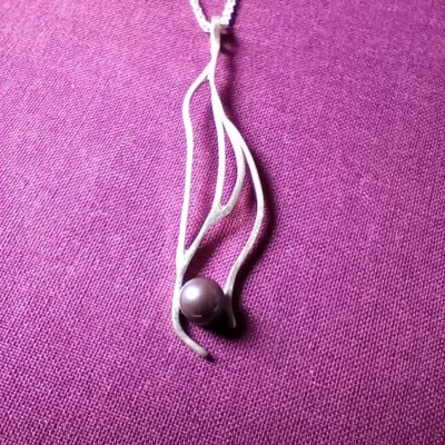 Belinda Gilbert - Silver and pearl necklace