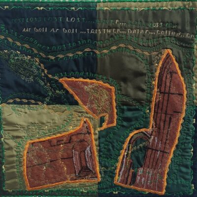 Julie Lloyd Owen - Machine embroidered and quilted - Lost...