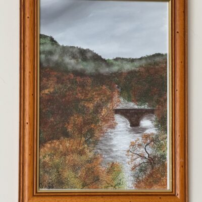 Julia Williams - View from Pontcysyllte Aqueduct Framed