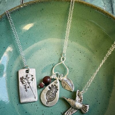 Kusuma Dawn Hart - Silver Clay Necklace Designs