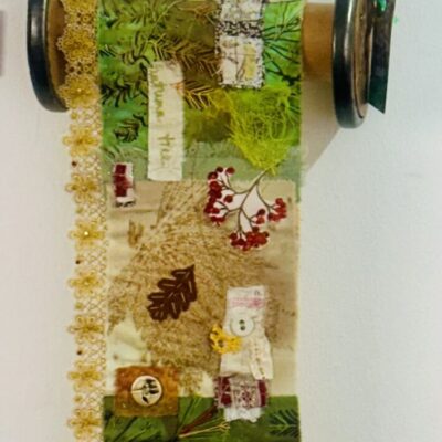 valleri jillard - a stitched Autumn scroll