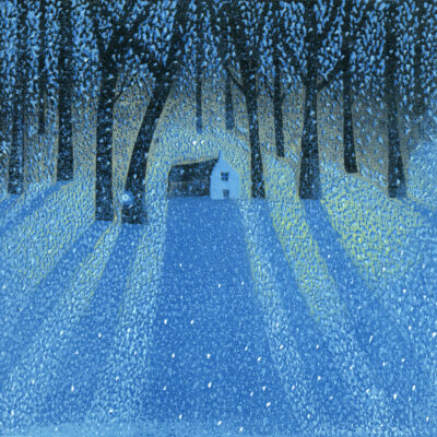 Layla Khani (Laylart Studio) - 'Into the Woodland'  | Reduction Linocut Print