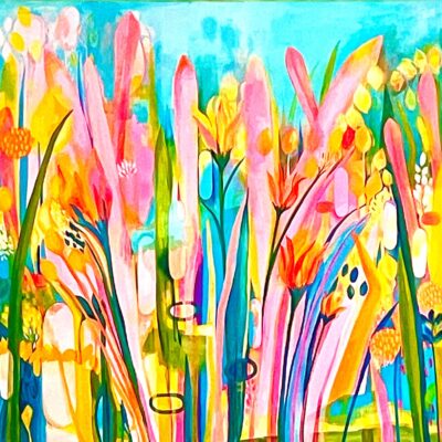Juliet May - Spring In View - Garden Painting - sold