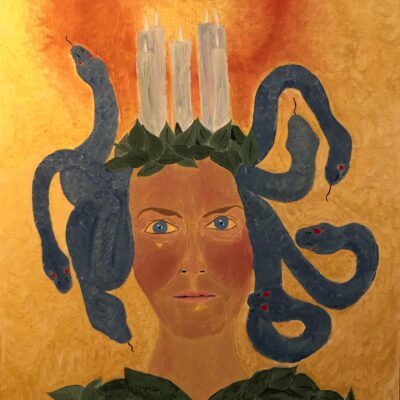 Lucia Sellars - Mythical portrait of Rosie Garland