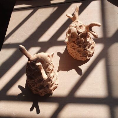 Anna Mitchell Creative Clay - Wild Things - in process