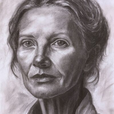 Donna Trim - Woman - Charcoal on paper