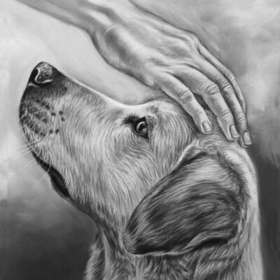 Irisha - “Bond” – Original Pastel Drawing