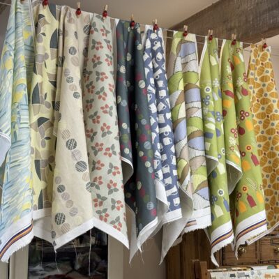 Sarah Walker - Fabric samples featuring designs by ArtShades Studio