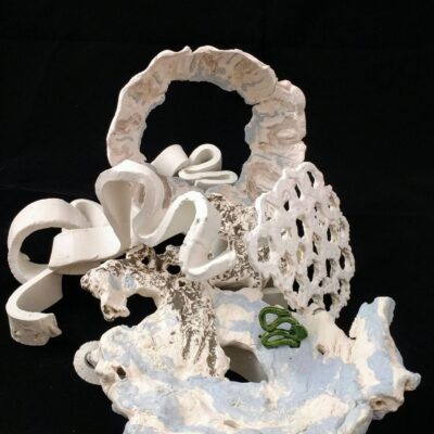 Jenny Russell - Oasis - fired clay assemblage