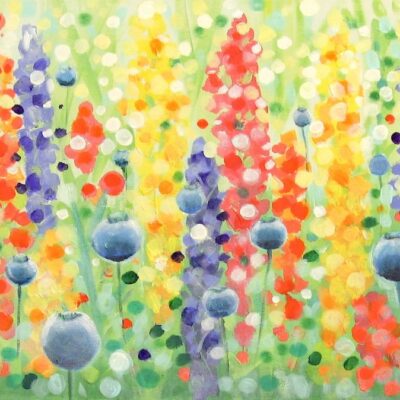Ann Feest - Garden with Poppyseed heads