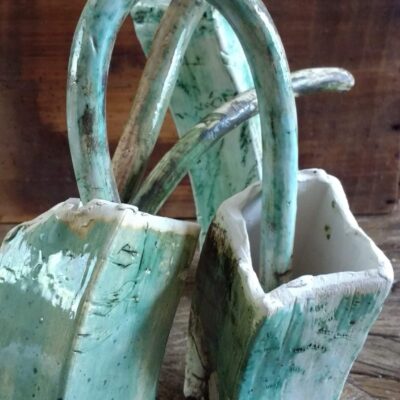 Jenny Russell - River scene (detail) - Stoneware caly