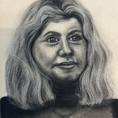 Melida Kirkup - Charcoal portrait