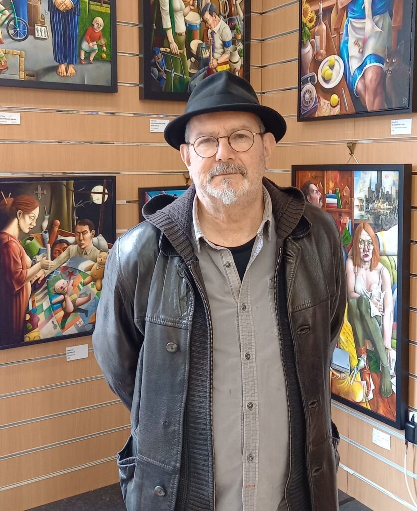 Peter Soye at the Shambles Fine Art gallery