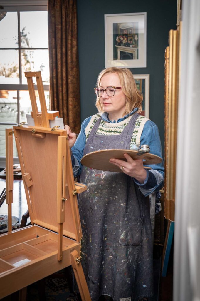 Margaret Powell, a classically trained Worcester artist, Worcestershire oil painter