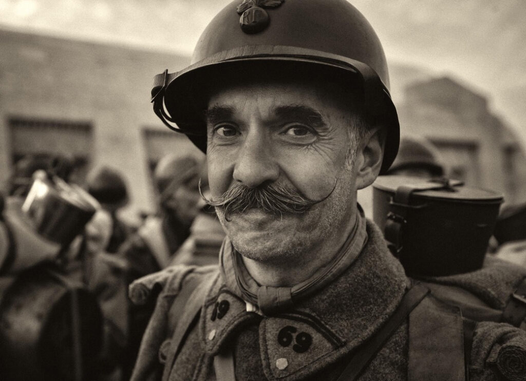 Artist as WW1 French Infantryman or 