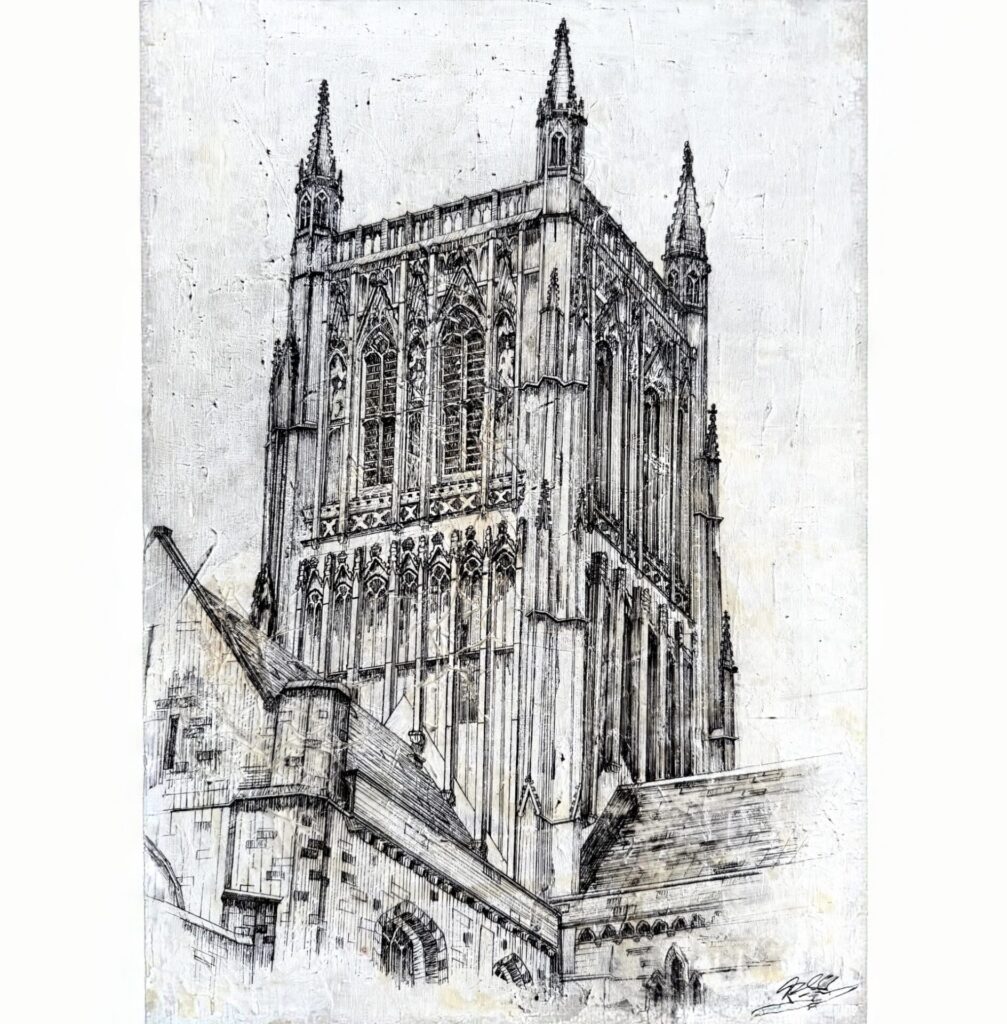 Worcester Cathedral- Fine Line