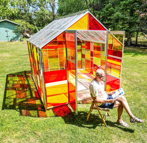 Eternal Summerhouse Sculpture by Julian Bull, photo by Emma Trimble