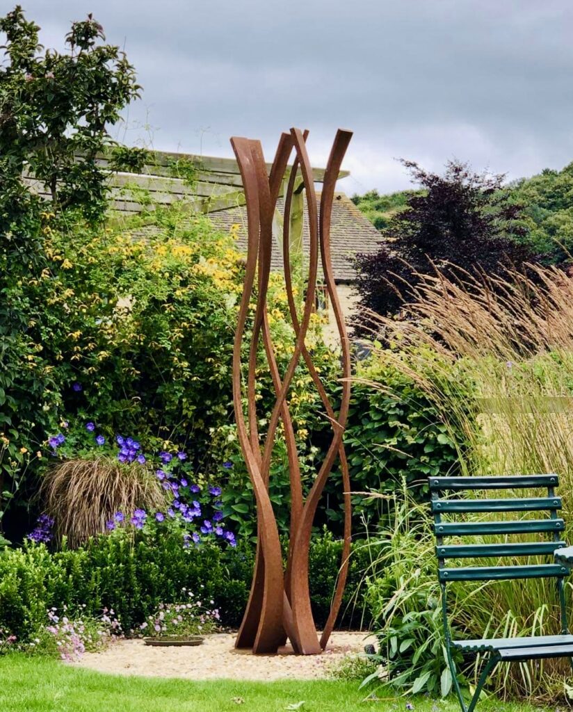 “Rejuvenation” a 2.5m tall steel sculpture.